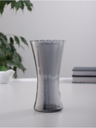 Ваза «Агнес», талия, 19.5×10 см, стекло, серая - Фото 2