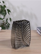 Ваза «Эдисон стиль», d=10×6 см, 20.5×14, стекло, чёрная 10697689