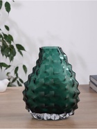 Ваза для цветов «Шерил галант», d=7×5 см, 22×17 см, стекло, зелёная - Фото 3