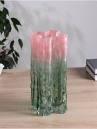 Ваза «Кимберли», 25×12 см, стекло, зелёная, розовая - Фото 2