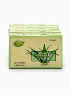 Туалетное мыло алоэ-вера, 4 шт. по 75 г - Фото 4