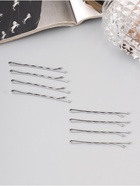 Невидимки для волос QF «Валери», набор 60 шт., 4.5 см, серебро - Фото 2