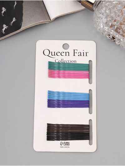 Невидимки для волос «Колор», набор 30 шт., весна, 4.5 см, МИКС