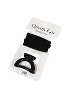 Набор для волос «Вивьен», 4 резинки 5.5 см, краб 4 см, дуга, чёрный (комплект 3 шт) - фото 63114758