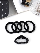 Набор для волос «Вивьен», 4 резинки 5.5 см, краб 4.5 см, волна, чёрный 10691416