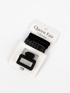 Набор для волос QF «Вивьен», 2 резинки 5.5 см, 8 невидимок 5.5 см, краб 4 см, классика, чёрный  (артикул 10691419)  большой выбор товаров оптом и в розницу по низким ценам с доставкой