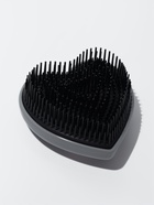 Расчёска массажная «Сердце», складная, 8.5×8.5 см, серая - Фото 3