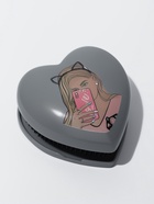 Расчёска массажная «Сердце», складная, 8.5×8.5 см, серая - Фото 4