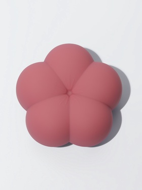 Расчёска массажная «Цветок», 8.5×4 см, розовая