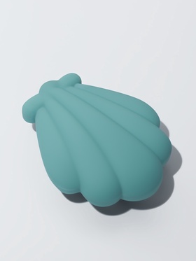 Расчёска массажная «Ракушка», 11×8.5 см, голубая