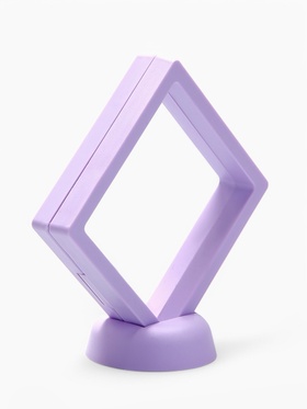 Подставка для украшений «Ромб», 9×9×5,5 см, сиреневая