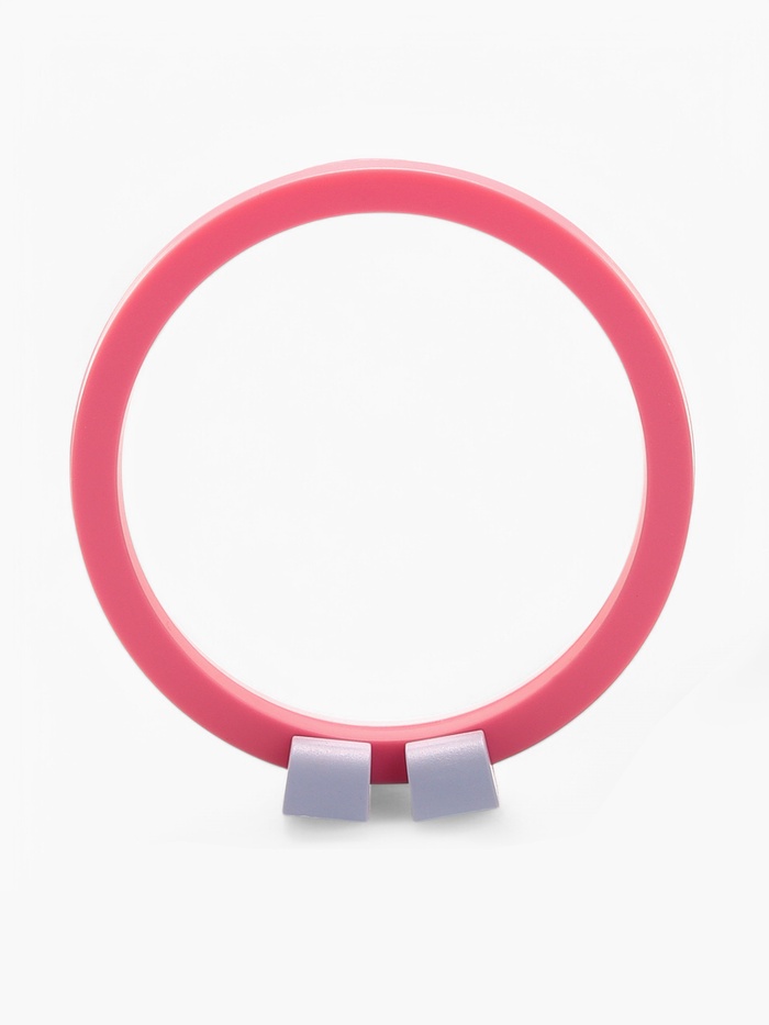 Подставка для украшений «QF. Круг», 11×11×4.5 см, розовая