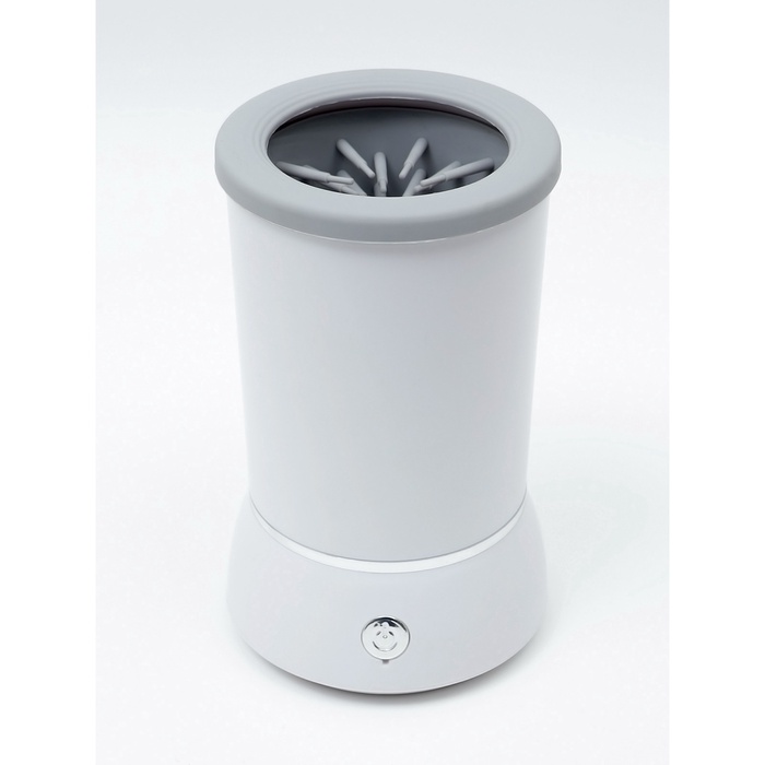 УЦЕНКА Лапомойка для собак и кошек FW-01, автоматическая, от батареек, белая - Фото 1