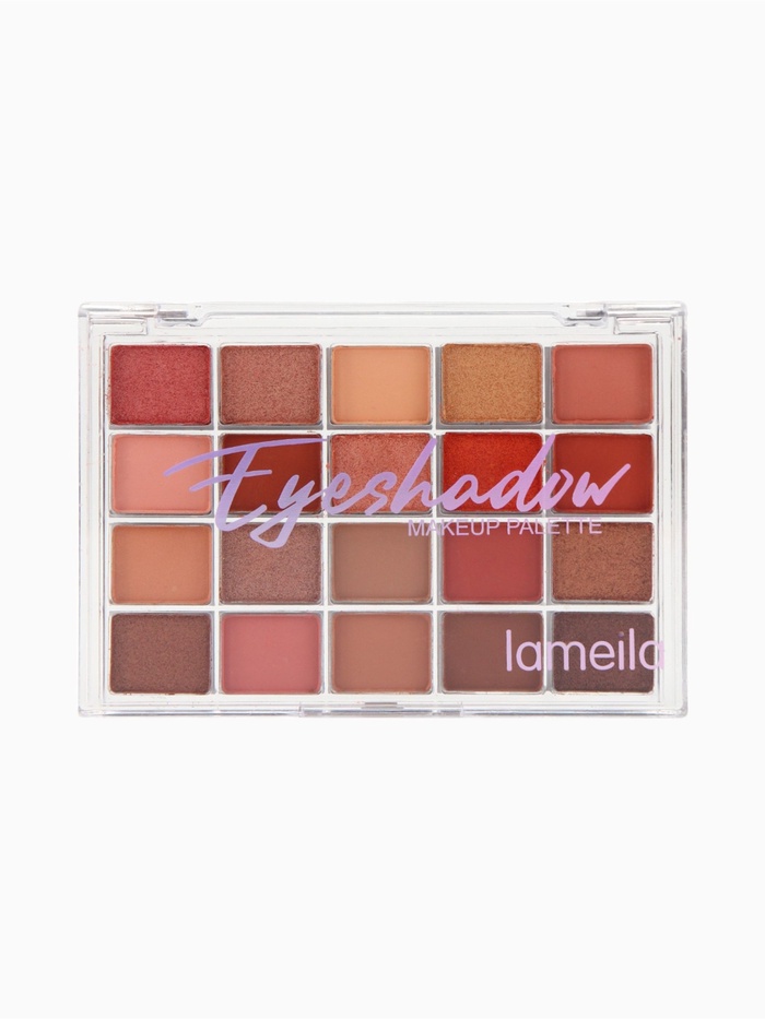 Тени для век 20 цветов, матовые и с шиммером, водостойкие - Фото 1