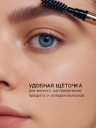 Водостойкий автоматический карандаш для бровей с щеточкой, кофе с молоком, 3 г - Фото 3
