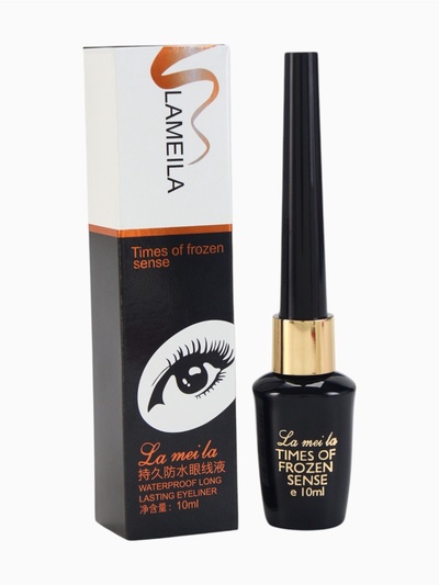 Подводка матовая для глаз, водостойкая, цвет чёрный, 10 мл