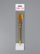 Щёточка для макияжа ресниц и бровей, 2в1, 18.5 см, золотистый - Фото 5