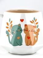 Кружка чайная керамическая «Котики», 350 мл - Фото 2