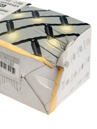 УЦЕНКА Гирлянда «Бахрома», 3×0.6 м, IP65, УМС, 108 LED, 220 В, тёмная нить каучук, свечение тёплое белое - Фото 8