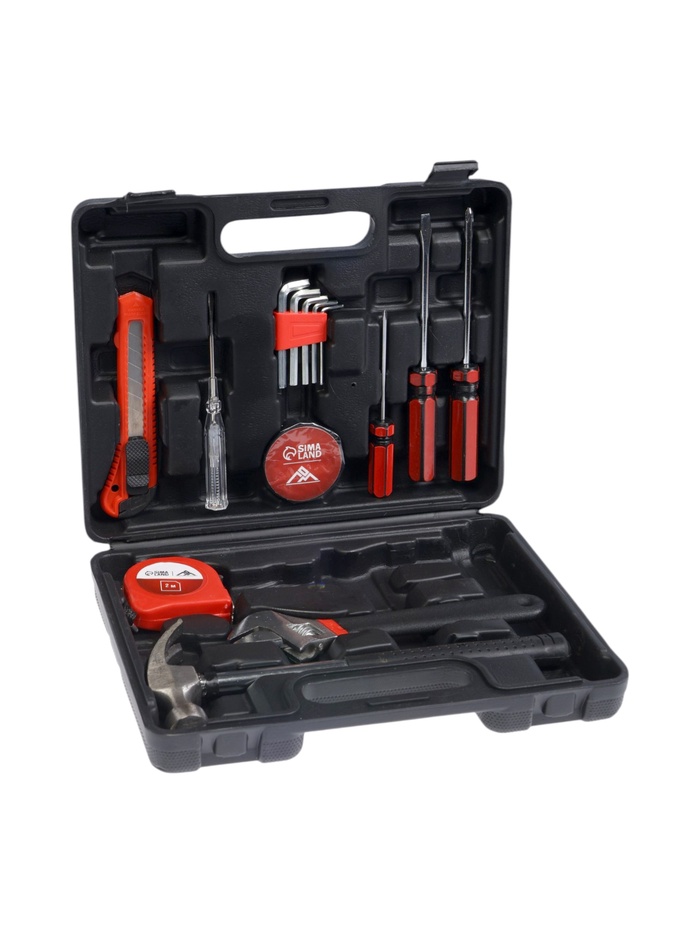 УЦЕНКА Набор инструментов в кейсе ЛОМ, 15 предметов - Фото 1
