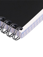 Тетрадь 96 листов в клетку, на гребне «Фразы на черном», белые листы, МИКС - Фото 11