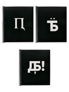 Тетрадь 96 листов в клетку, на гребне «Русские иероглифы», белые листы, МИКС - фото 322444160