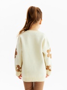Джемпер детский KAFTAN «Цветы», размер 34 (122-128 см) - Фото 5