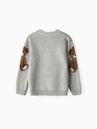 Джемпер для девочки KAFTAN «Мишки», серый, размер 34 (122-128 см) 10542012