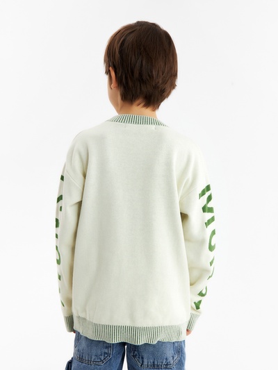Джемпер для мальчика KAFTAN: Time to be, бежевый, размер 32 (110-116 см)