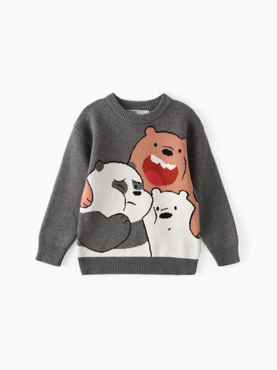 Джемпер для мальчика KAFTAN: Hello, серый, размер 32 (110-116 см)