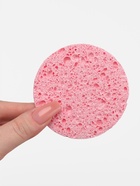 Спонж для умывания, набор - 2 шт., d=8 см, розовый/синий - Фото 3