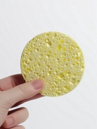 Спонж для умывания, d=8 см, жёлтый - Фото 3