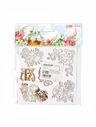 Трафарет для украшения пасхальной выпечки в наборе с топперами «Мира и тепла» 10743395