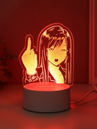 Светильник "Fuck" LED RGB от сети RISALUX 9,5х13,4х17 см - фото 33994015