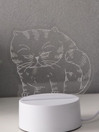 Светильник "Толстый кот" LED RGB от сети RISALUX 9,5х16,7х16 см 10797439 - фото 13900117