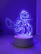 Светильник 3D RISALUX «Аниме. Воин», LED-ночник, RGB, от сети, 9.5×14.9×16 см - Фото 1