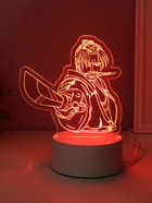 Светильник 3D RISALUX «Аниме. Воин», LED-ночник, RGB, от сети, 9.5×14.9×16 см - Фото 4