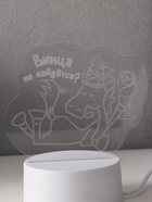 Светильник "Коняшка. Винца не найдётся?" LED RGB от сети RISALUX 9,5х15х13,5 см 10797452 - фото 13900197