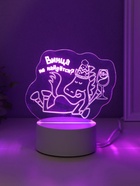 Светильник 3D RISALUX «Коняшка. Винца не найдётся?» LED-ночник, RGB, от сети, 9.5×15×13.5 см - Фото 7