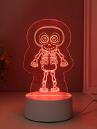 Светильник "Скелетик" LED RGB от сети RISALUX 9,5х8,5х14,8 см - Фото 4