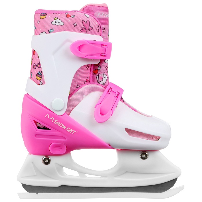 УЦЕНКА Коньки детские раздвижные, цвет розовый, р. 34-37 10864289