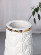 Ваза напольная «Хадвин», 60×13 см, керамика, белая 10697623