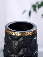 Ваза напольная «Хадвин», 60×13 см, керамика, чёрная - фото 808683354