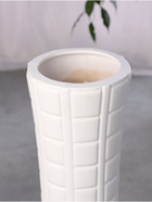 Ваза напольная «Энтрикен», 58×15 см, керамика, белая - фото 33803797