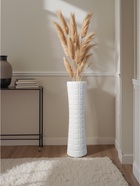 Ваза напольная «Энтрикен», 58×15 см, керамика, белая - фото 35279741