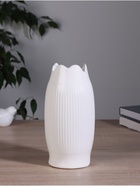 Ваза «Вайолэт», 20×8.5 см, керамика, белая - фото 808683395