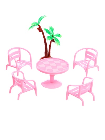 Кукольный дом «Тёмный домик», 2 куклы, мебель, аксессуары