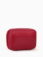 Косметичка дорожная на молнии с карманом, на подкладке, бордовая - Фото 5