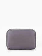 Косметичка дорожная на молнии с карманом, на подкладке, серая - Фото 5