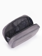 Косметичка дорожная на молнии с карманом, на подкладке, серая - Фото 6